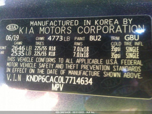 KNDP6CAC0L7714634 KIA SPORTAGE S