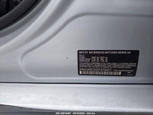 WBA3A9C55EF479457 BMW 3 Series 335i