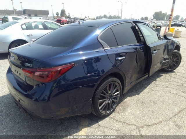 Infiniti Q50 Red Sport 400 2021 JN1FV7DR0MM880888 Image 6
