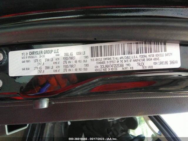 3C6JR6AT4FG525368 RAM 1500 Tradesman