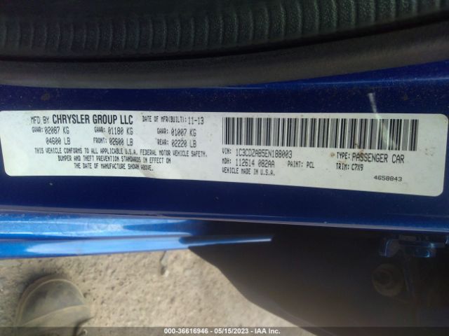 1C3CDZAB5EN188003 Dodge AVENGER SE