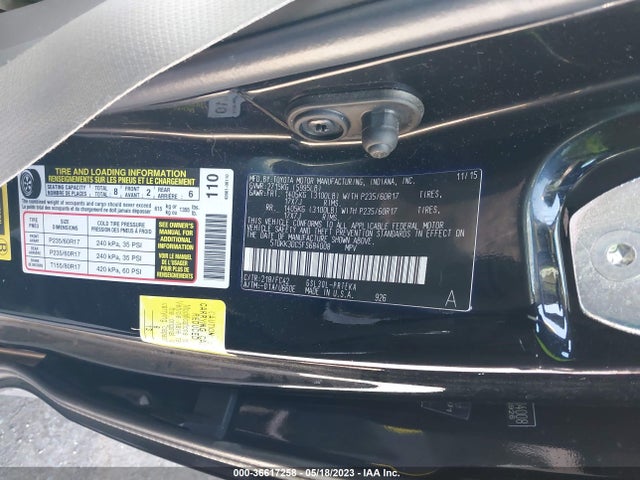 Toyota SIENNA LE 2015 5TDKK3DC5FS684008 Image 11