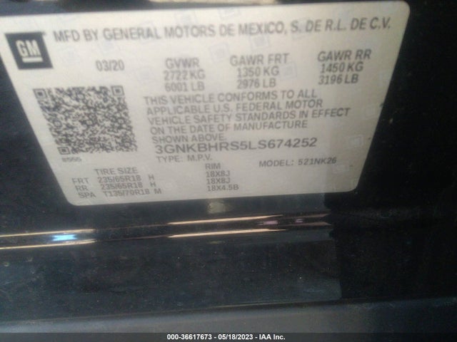 Chevrolet Blazer Lt 2020 3GNKBHRS5LS674252 Image 9