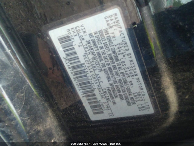 2016 NISSAN SENTRA FE+ S VIN: 3N1AB7AP3GY221775
