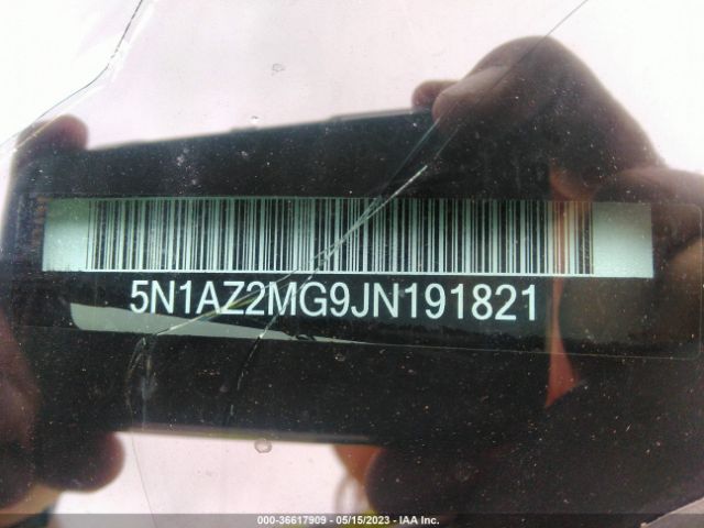 5N1AZ2MG9JN191821 Nissan Murano Platinum