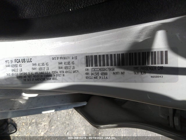 1C3CCCAB3GN179030 Chrysler 200 Limited