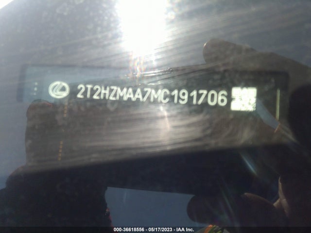 2021 Lexus RX, VIN: 2T2HZMAA7MC191706