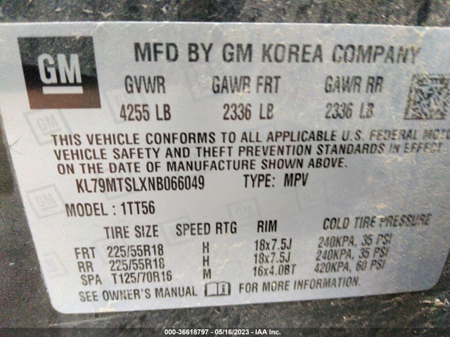 Chevrolet Trailblazer Rs 2022 KL79MTSLXNB066049 Image 9