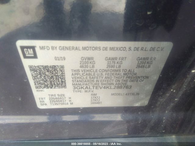 3GKALTEV4KL288763 GMC Terrain Sle
