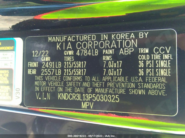 2023 Kia Niro, VIN: KNDCR3L13P5030325