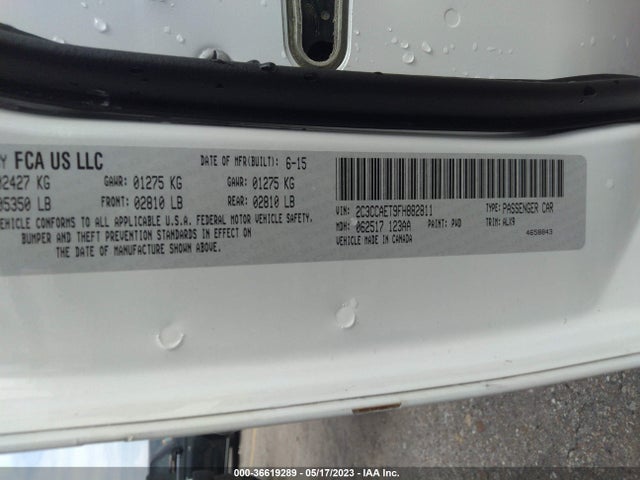 Chrysler 300 300c 2015 2C3CCAET9FH882811 Image 9