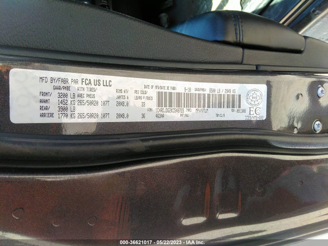 Dodge DURANGO GT 2019 1C4RDJDG2KC548723 Image 9