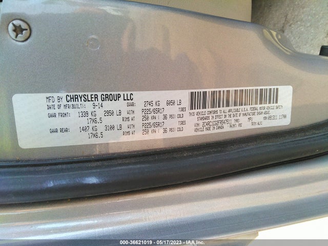 2C4RC1CG2FR547511 Chrysler Town & Country Touring-l