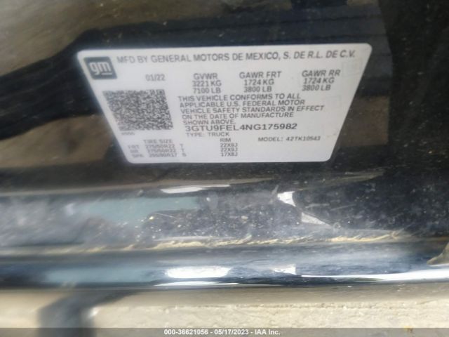3GTU9FEL4NG175982 GMC Sierra 1500 Limited Denali