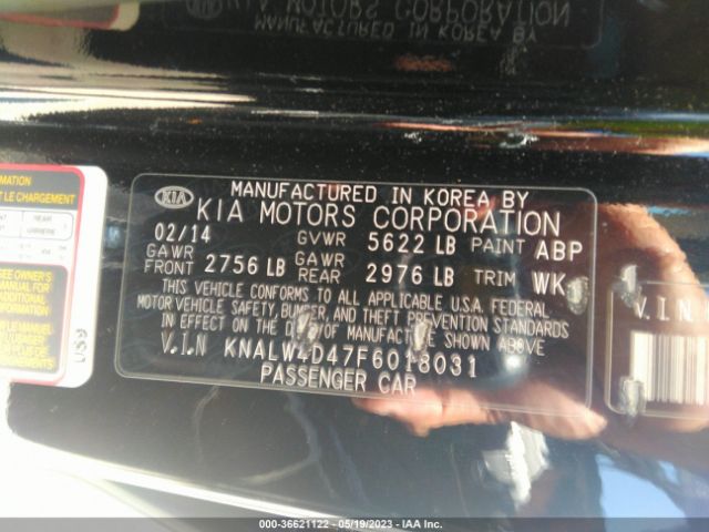 KNALW4D47F6018031 KIA K900 Luxury