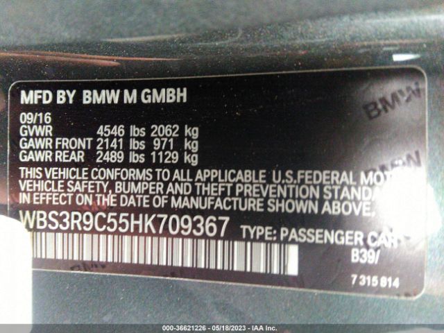 WBS3R9C55HK709367 BMW M4