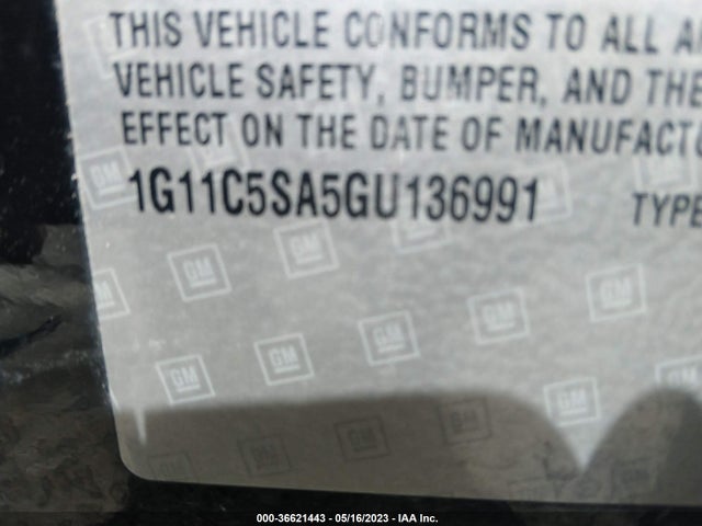 Chevrolet Malibu Limited Lt 2016 1G11C5SA5GU136991 Image 10