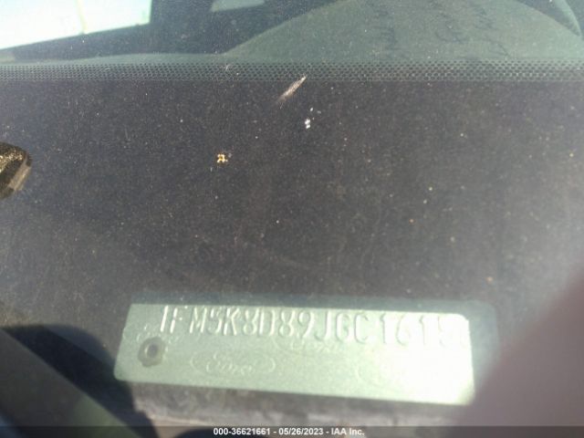 1FM5K8D89JGC16156 Ford EXPLORER XLT