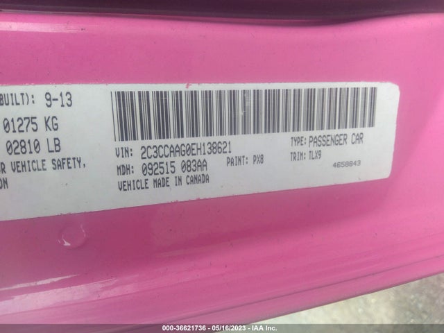 Chrysler 300 2014 2C3CCAAG0EH138621 Image 9