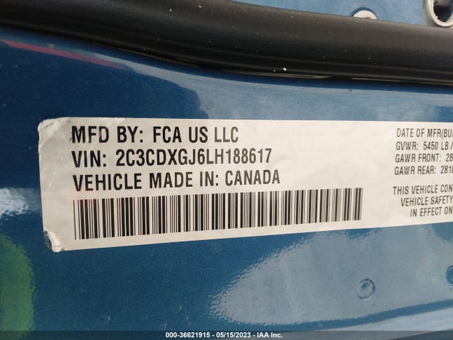 Dodge Charger Scat Pack Widebody 2020 2C3CDXGJ6LH188617 Image 9