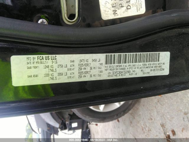 3C4PDCBGXHT522969 Dodge Journey Sxt