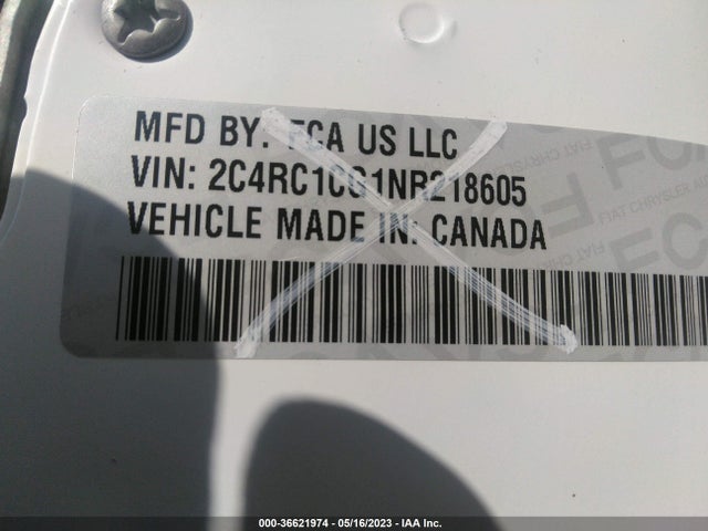 2C4RC1CG1NR218605 Chrysler Voyager Lx