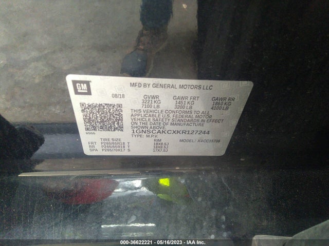 Chevrolet Tahoe Ls 2019 1GNSCAKCXKR127244 Image 10