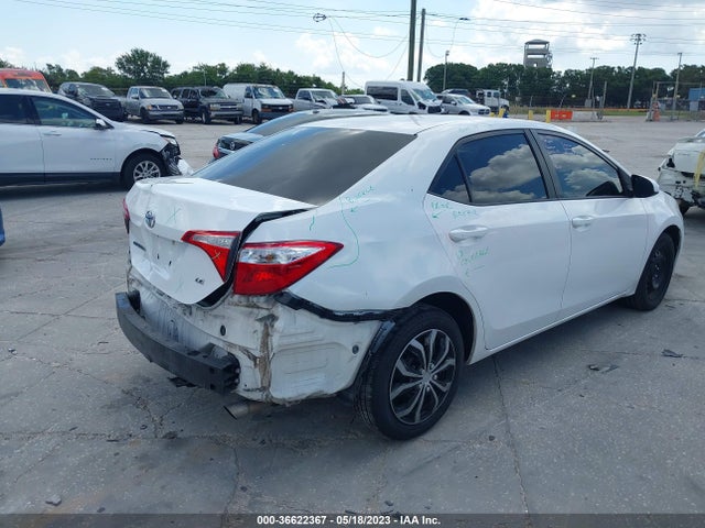 2015 TOYOTA COROLLA LE VIN: 2T1BURHE2FC399400