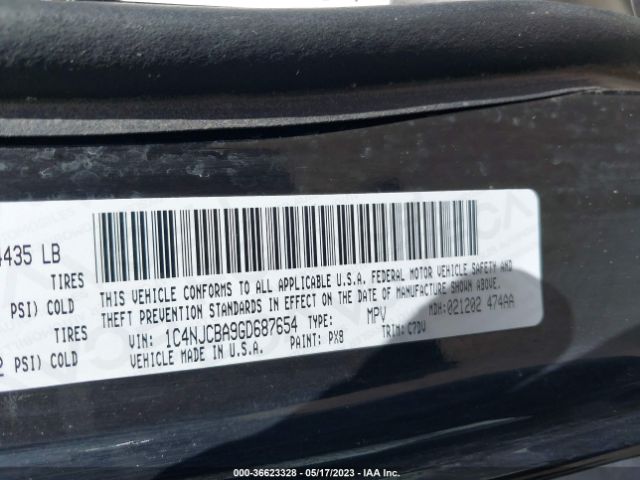 1C4NJCBA9GD687654 Jeep Compass Sport