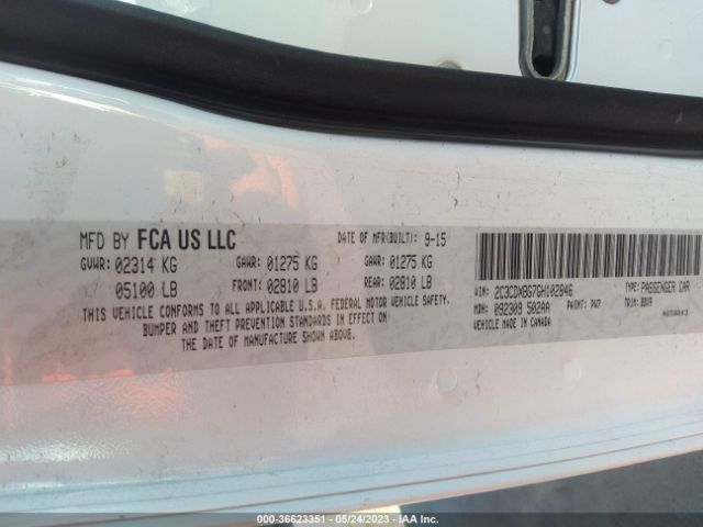 2C3CDXBG7GH102846 Dodge Charger Se