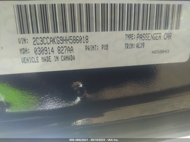 2C3CCAKG9HH586018 Chrysler 300 300c