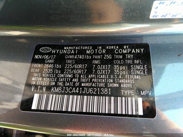 Hyundai Tucson Sel Plus 2018 KM8J3CA41JU621381 Image 11