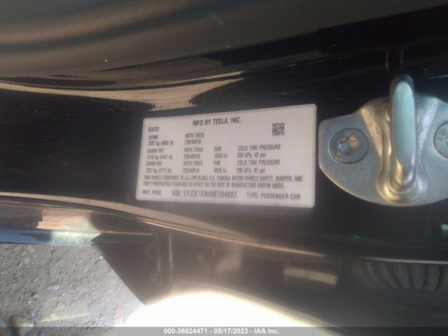 5YJ3E1EB4NF204887 Tesla Model 3 Long Range