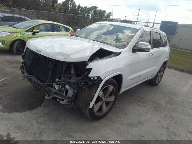 2014 JEEP GRAND CHEROKEE OVERLAND VIN: 1C4RJECG1EC322436