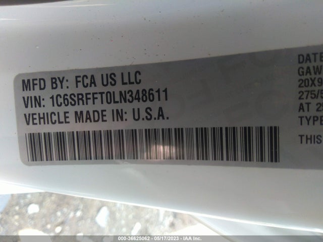 1C6SRFFT0LN348611 RAM 1500 Big Horn