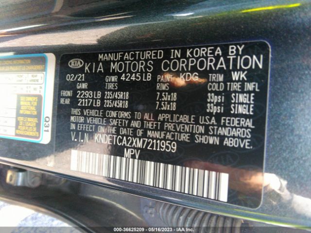 KNDETCA2XM7211959 KIA Seltos Sx