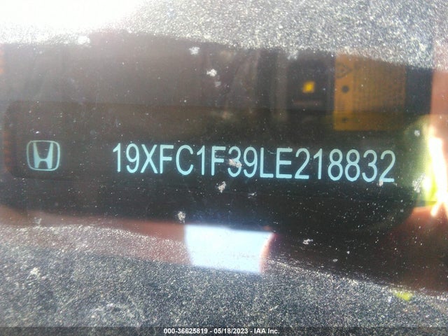 Honda Civic Sedan Ex 2020 19XFC1F39LE218832 Image 9