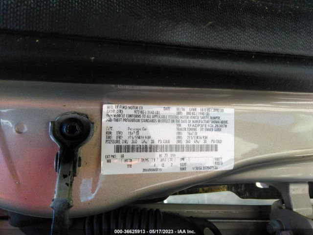 1FADP3FE1GL263078 Ford FOCUS SE