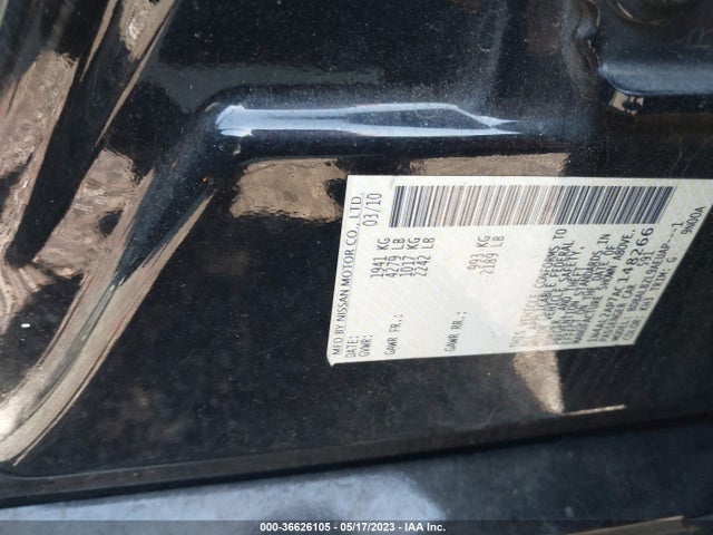 2010 NISSAN ALTIMA 2.5 S VIN: 1N4AL2AP7AC148266