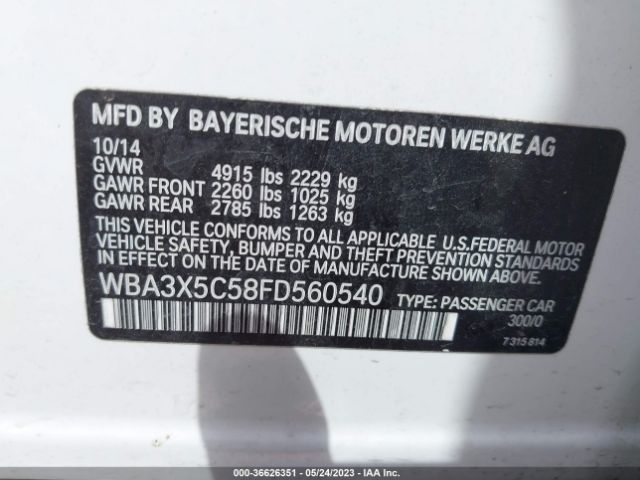 WBA3X5C58FD560540 BMW 3 Series Gran Turismo 328i Xdrive