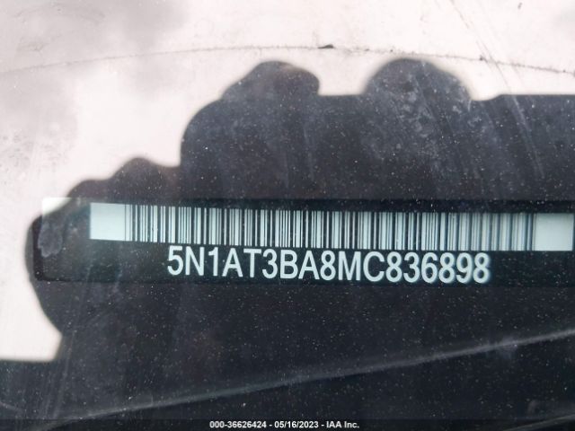 5N1AT3BA8MC836898 Nissan ROGUE SV