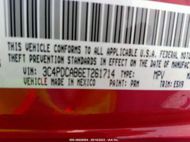 3C4PDCAB6ET261714 Dodge Journey American Value Pkg