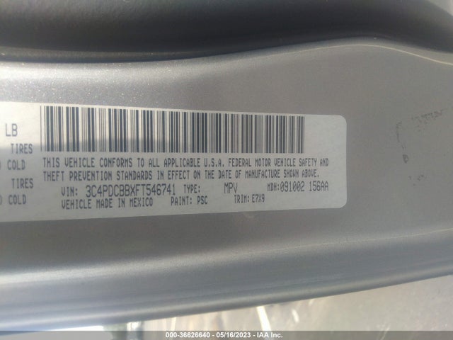 Dodge Journey Sxt 2015 3C4PDCBBXFT546741 Image 9