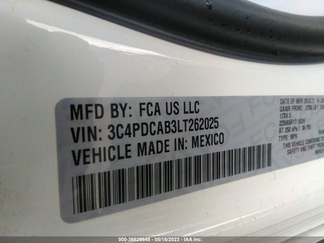 Dodge Journey Se Value 2020 3C4PDCAB3LT262025 Image 9