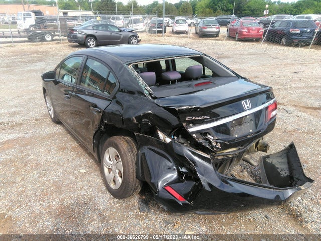 Honda Civic Sedan Lx 2014 2HGFB2F5XEH531178 Image 3