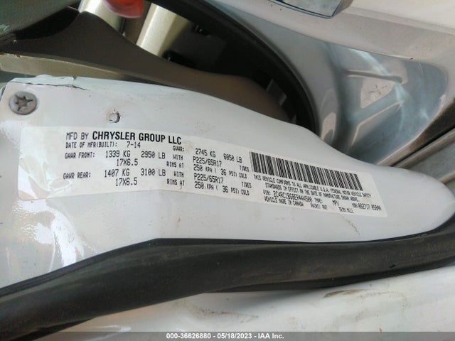 2C4RC1BG8ER444500 Chrysler Town & Country Touring
