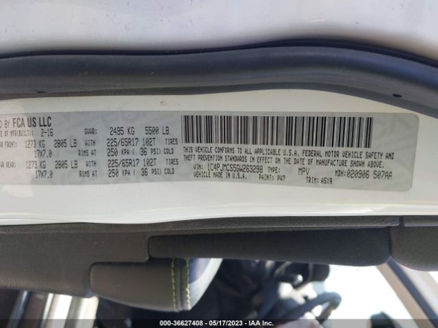 Jeep Cherokee Latitude 2016 1C4PJMCS5GW263298 Image 10