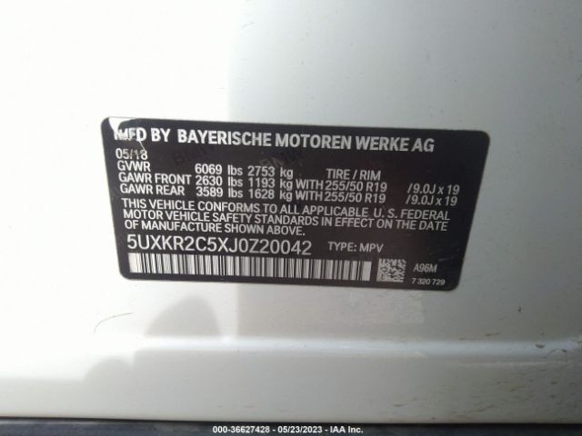 5UXKR2C5XJ0Z20042 BMW X5 Sdrive35i