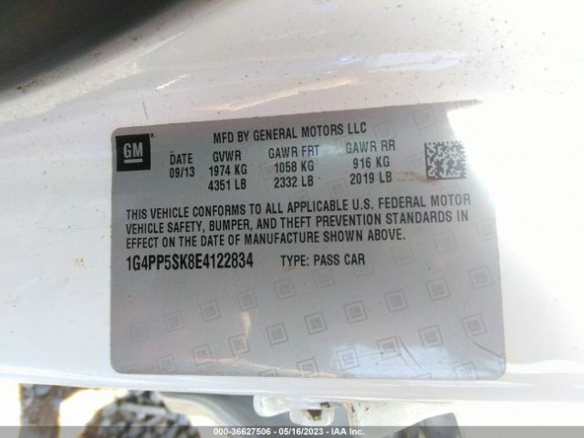 1G4PP5SK8E4122834 Buick Verano