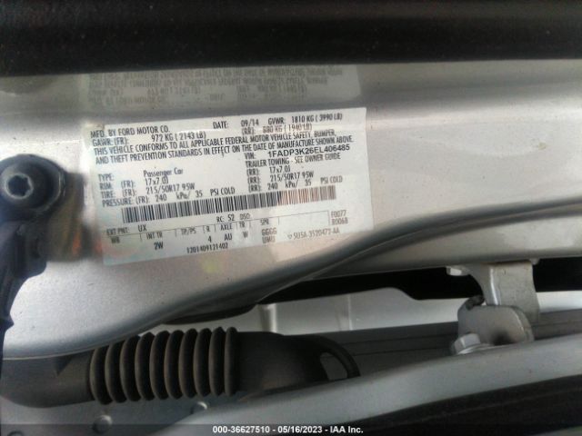 1FADP3K26EL406485 Ford FOCUS SE